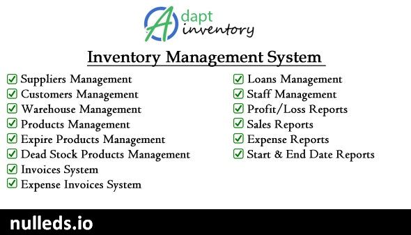 Adapt Inventory Management System