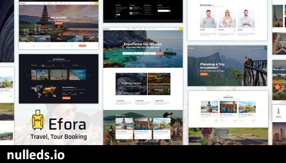 Efora - Travel Agency WordPress Theme