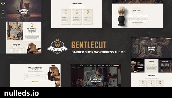 Gentlecut - Hair Salon and Barbershop WordPress Theme