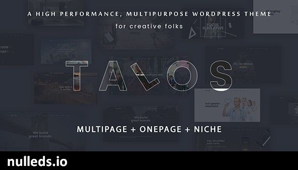 v1.3.5 Talos - Creative Multipurpose WordPress Theme