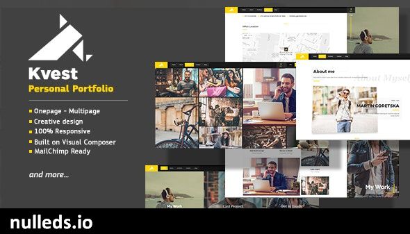 Kvest - Creative Responsive Personal Portfolio WordPress Theme