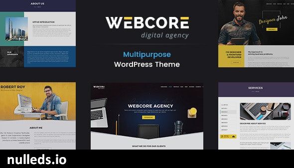 Webcore - Portfolio and Agency WordPress Theme