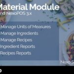 Raw Material Module - Ingredients Manager for Gastro 2.x