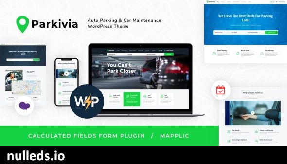 Parkivia | Auto Parking & Car Maintenance WordPress Theme