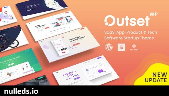 The Outset - MultiPurpose WordPress Theme for Saas & Startup