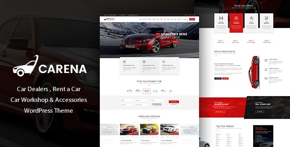 Carena - Car Dealer Rental and Automative WordPress Theme