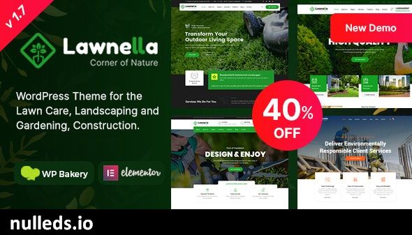 Lawnella - Gardening & Landscaping WordPress Theme