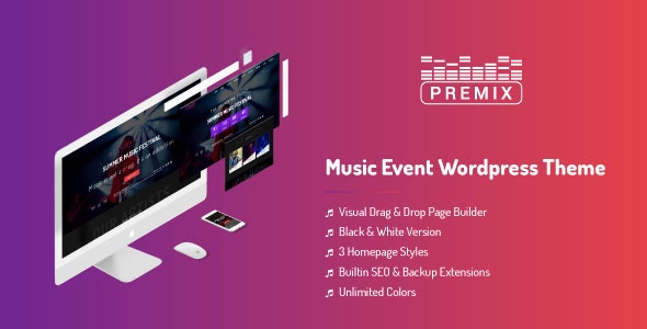 Premix - Music Event WordpPress Theme