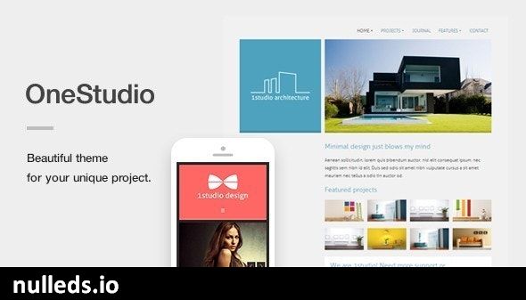 OneStudio - A Unique Responsive WordPress Theme