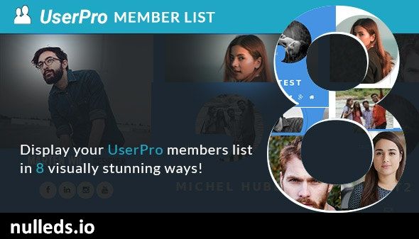 Memberlist layouts for UserPro