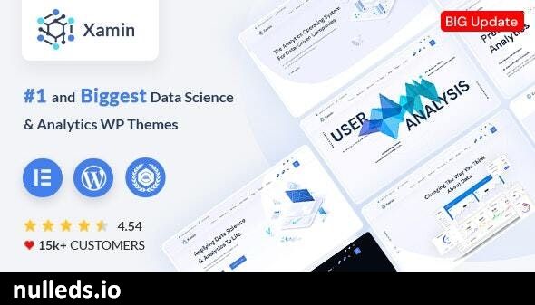 Xamin (v3.4.7) Data Science & Analytics SaaS WordPress Theme