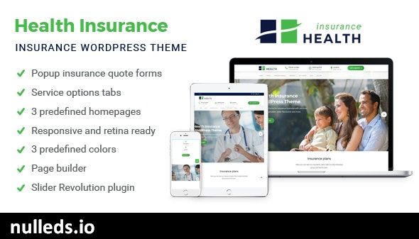 Health Insurance - Business WordPress Theme