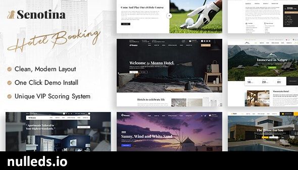 Senotina - Resort and Hotel WordPress Theme