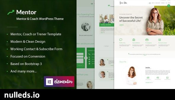 Mentor – Personal Development Coach WordPress Theme