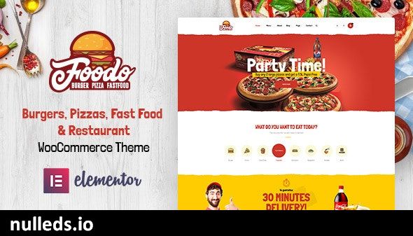 Foodo - Fast Food Restaurant WordPress Theme