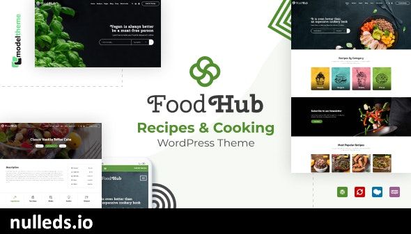 Foodhub - Recipes WordPress Theme