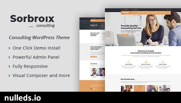 Sorbroix : Business Consulting WordPress Theme