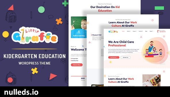 Giraffe - Kindergarten Education WordPress Theme