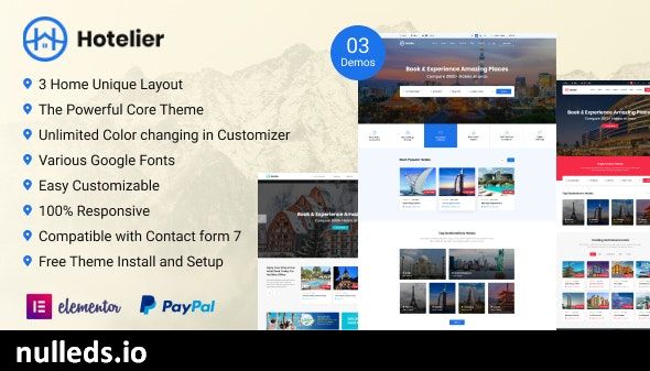 Hotelier - WordPress Hotel Booking Theme