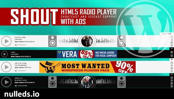 SHOUT - HTML5 Radio Player With Ads - ShoutCast and IceCast Support - WordPress Plugin