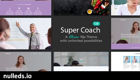 Super Coach - Personal Professional Education & Educator WordPress Theme