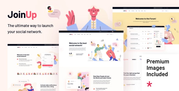 Join Up - BuddyPress Community Theme