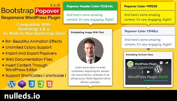 Bootstrap Popover - Responsive WordPress Plugin