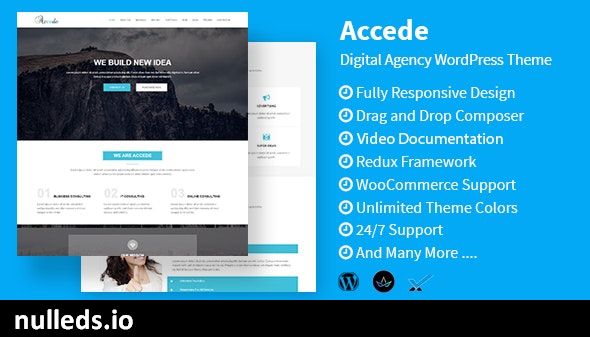 Accede - Digital Agency WordPress Theme