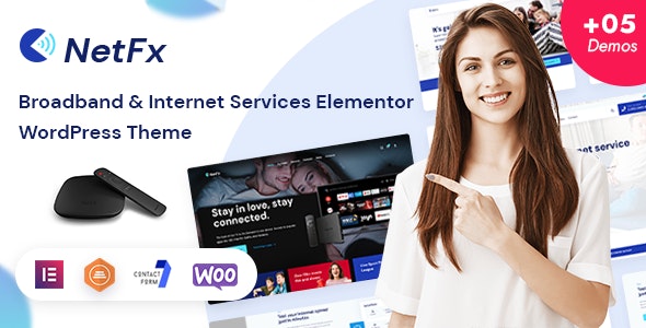 NetFx - Internet Service Providers WordPress Theme