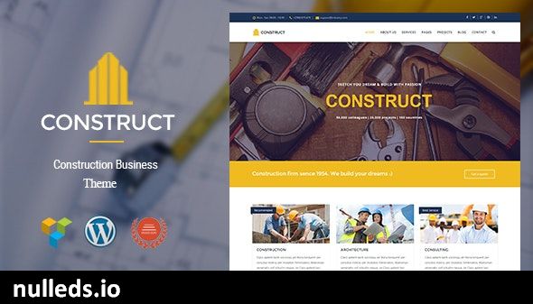 Construct - Construction & Business WordPress Theme