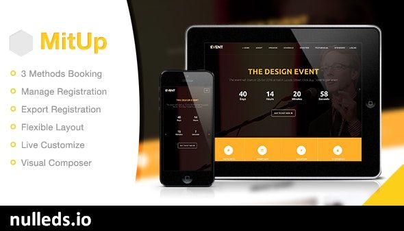 MitUp - Event & Conference WordPress Theme