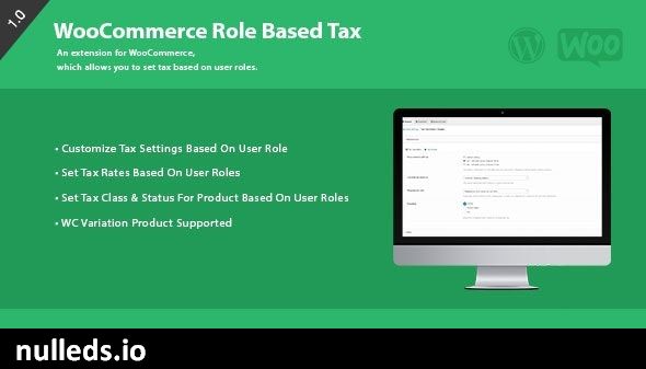 Role Based Tax For WooCommerce