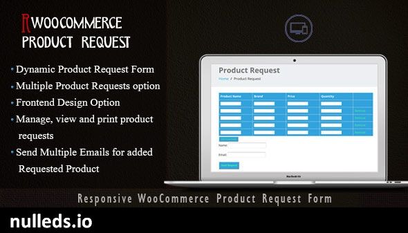 WooCommerce Products Request Manager