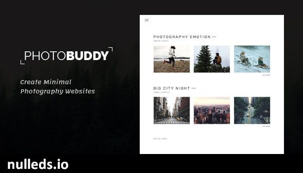 PhotoBuddy | Photography WordPress Theme