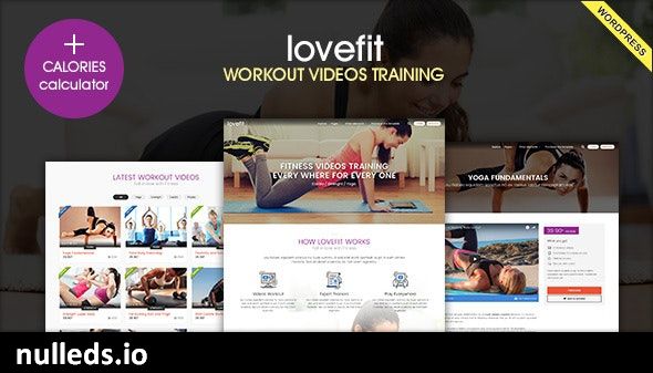 LOVEFIT - Fitness Video Training WordPress Theme