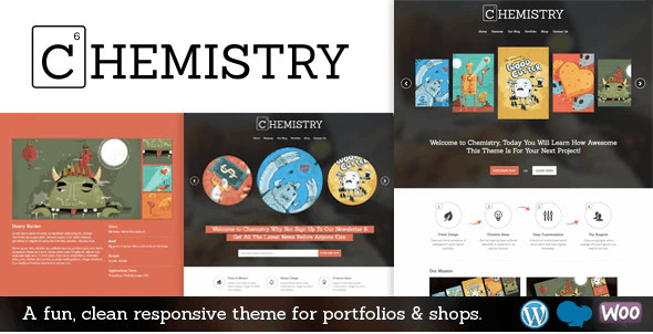 Chemistry - Responsive Portfolio & Shop WP Theme