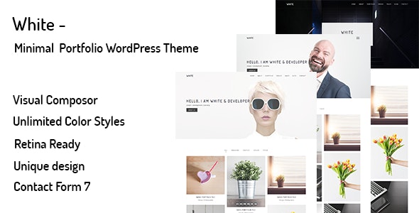 White – Minimal Portfolio WordPress Theme