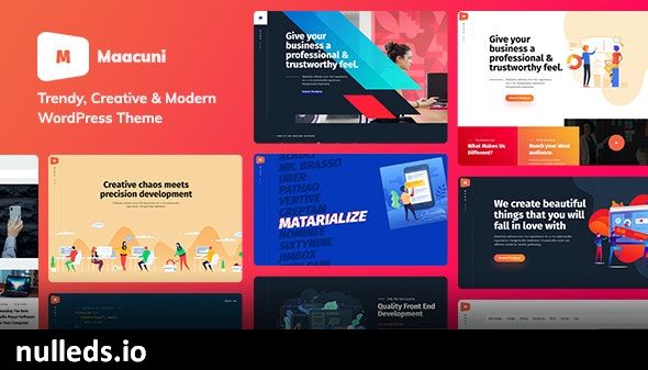 Maacuni - Multipurpose Creative Portfolio WordPress Theme