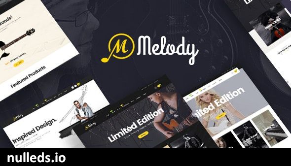 Melody - WordPress Theme for Musical Instruments