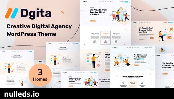 Dgita - Creative Digital Agency WordPress Theme