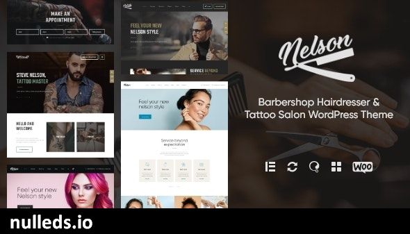 v1.4.3 Nelson - Barbershop Hairdresser, Tattoo & Beauty Salon WordPress Theme