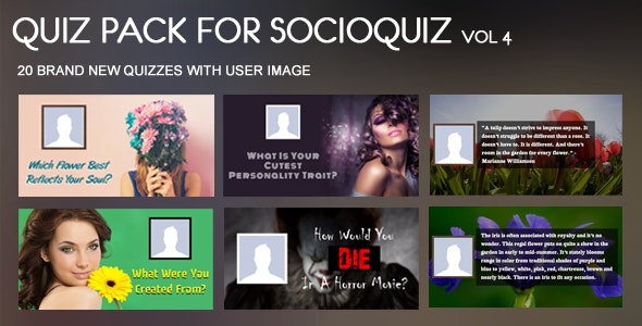 20 Quiz Pack for SocioQuiz Vol 4