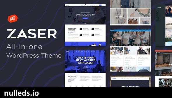 Zaser Pro | All-in-one WordPress Theme