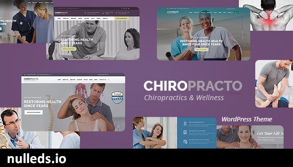 Chiropracto - Physical Therapy WordPress Theme