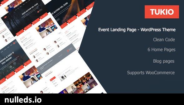 Tukio | Event Landing Page WordPress Theme