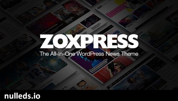 ZoxPress - The All-In-One WordPress News Theme