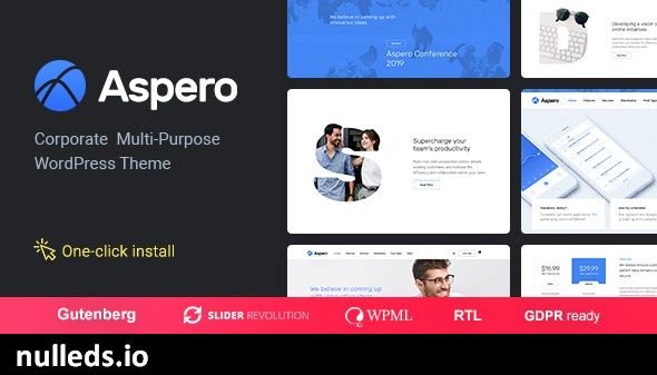 Aspero - Business WordPress Theme