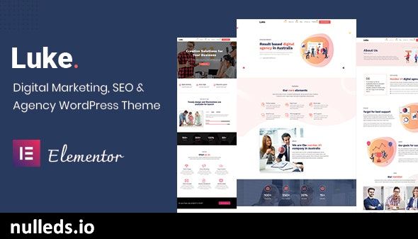 Luke - Digital Marketing and SEO WordPress Theme