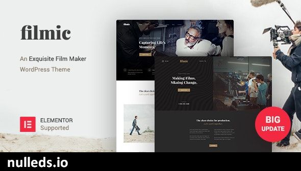 Filmic - Movie Studio & Film Maker WordPress Theme