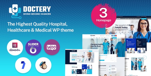 Doctery - Hospital and Healthcare WordPress Theme